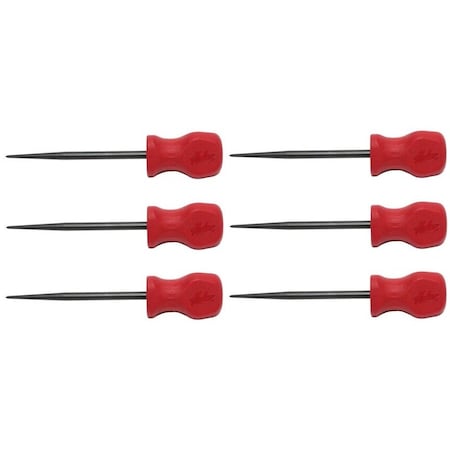 Malco A2 1/4 in. Large Grip Scratch Awl, 6-Pack A2-6